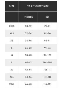 Size Guide - Tops